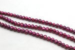 Fresh Water Dark Red Pearl Round 8 mm