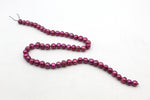 Fresh Water Dark Red Pearl Round 8 mm