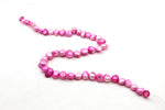 Fresh Water Dark Pink Pearl Round Half Cut
