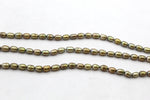 Fresh Water Green Gold Pearl Rice 5 x 8 mm