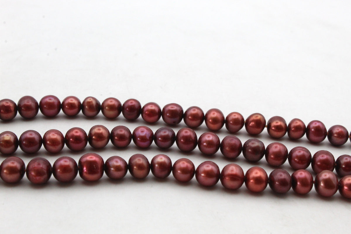 Fresh Water Pearl Potato 6 - 7 mm Purple