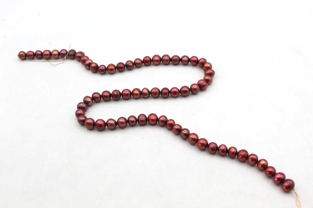 Fresh Water Pearl Potato 6 - 7 mm Purple