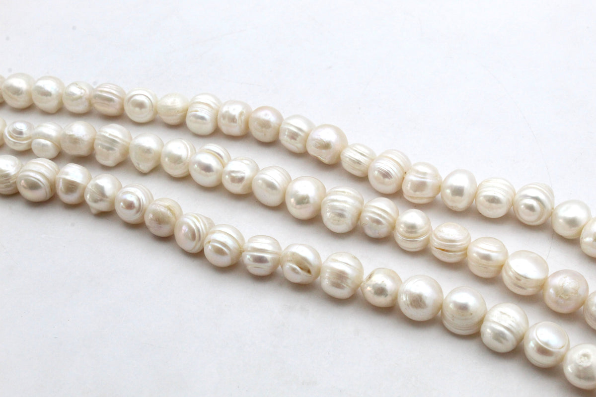 Fresh Water White Pearl Potato 11 - 12 mm