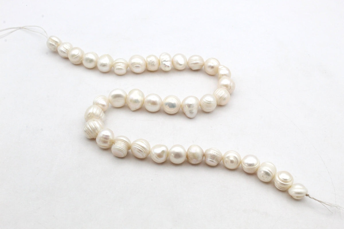 Fresh Water White Pearl Potato 11 - 12 mm