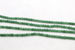 Light Green Jade ( Dyed ) Round Faceted Gemstone Beads 16" Strand