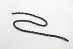 Dark Grey Jade ( Dyed ) Round Smooth Gemstone Beads 16" Strand