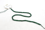 Green Jade ( Dyed ) Rondelle Faceted Gemstone Beads 16" Strand