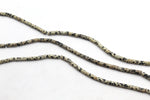 Dalmantian Bamboo 4 x 13 mm Gemstone Beads 16" Strand