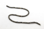 Dalmantian Jasper Round Gemstone 16" Strand