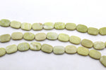 Lime Jasper Square Flat 18 x 25 mm Gemstone Beads 16" Strand