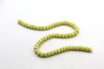 Lime Jasper Rondelle Smooth 10 x 7 mm 16" Strand