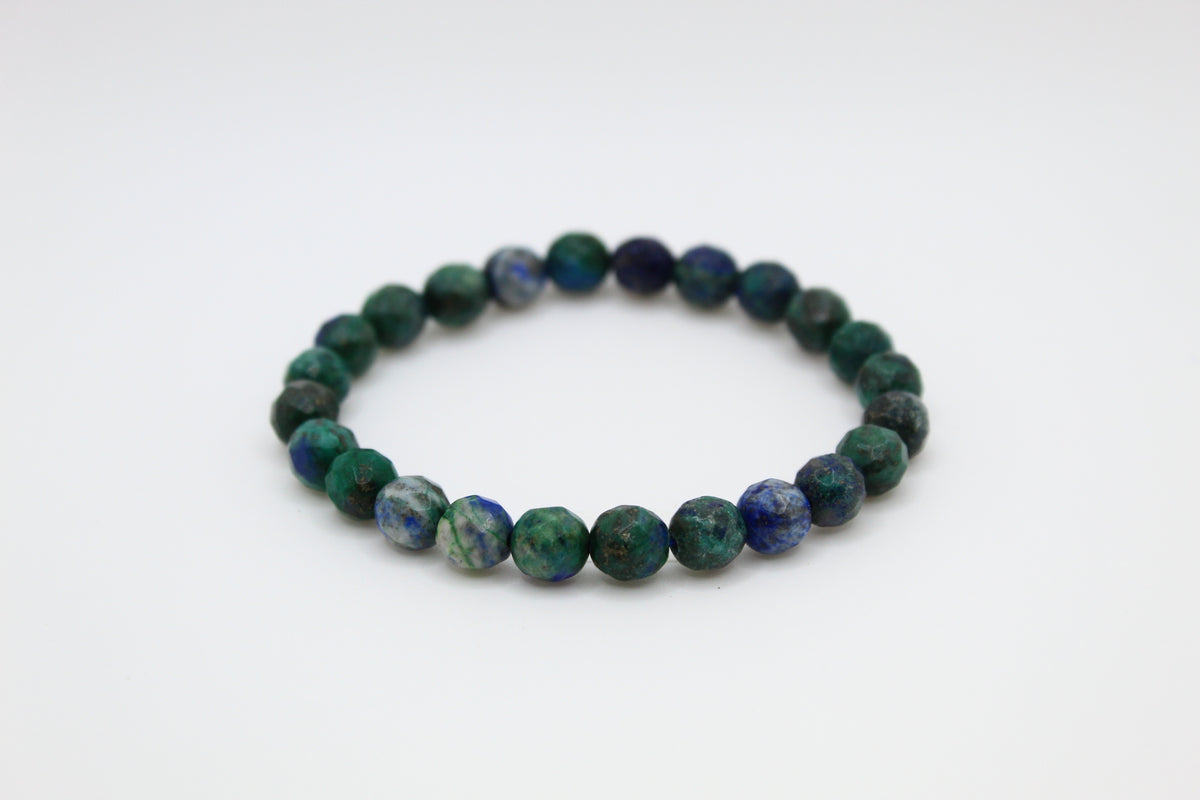 Chrysocolla Faceted Bracelet