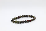 Dragon Blood Stone Faceted Bracelet