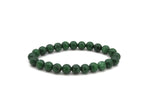 Green Quartz Round Smooth Bracelet