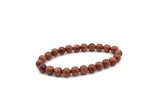 Goldsand Stone Round Smooth Bracelet