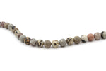 Leopard Skin Jasper Round Smooth 16'' Strand ***