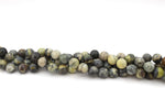 Yellow Turquoise Round Smooth Gemstone Beads 16'' Strand
