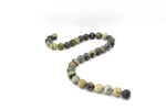 Yellow Turquoise Round Smooth Gemstone Beads 16'' Strand