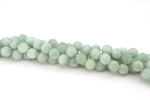 Amazonite Round Smooth Gemstone Beads 16'' Strand