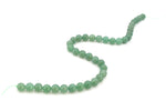 Green Aventurine Round Smooth, 16 inches Strand