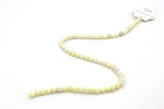 Ivory Jasper Round Gemstone Beads 16'' Strand