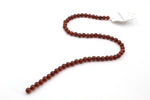 Red Jasper Round Gemstone Beads 16" Strand