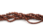Goldsand Stone Round Gemstone Beads 16" Strand