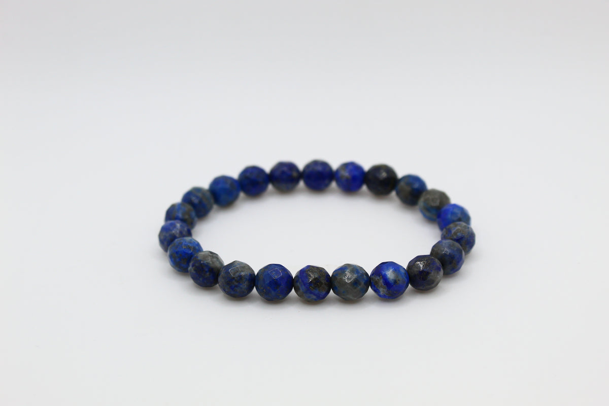 Lapis Lazuli Faceted Bracelet