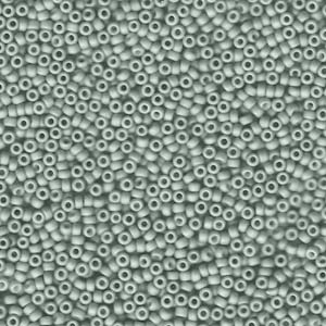 11/0 JAPANESE SEEDBEADS 10GM FANCY FROSTED PALE SEAFOAM GRN