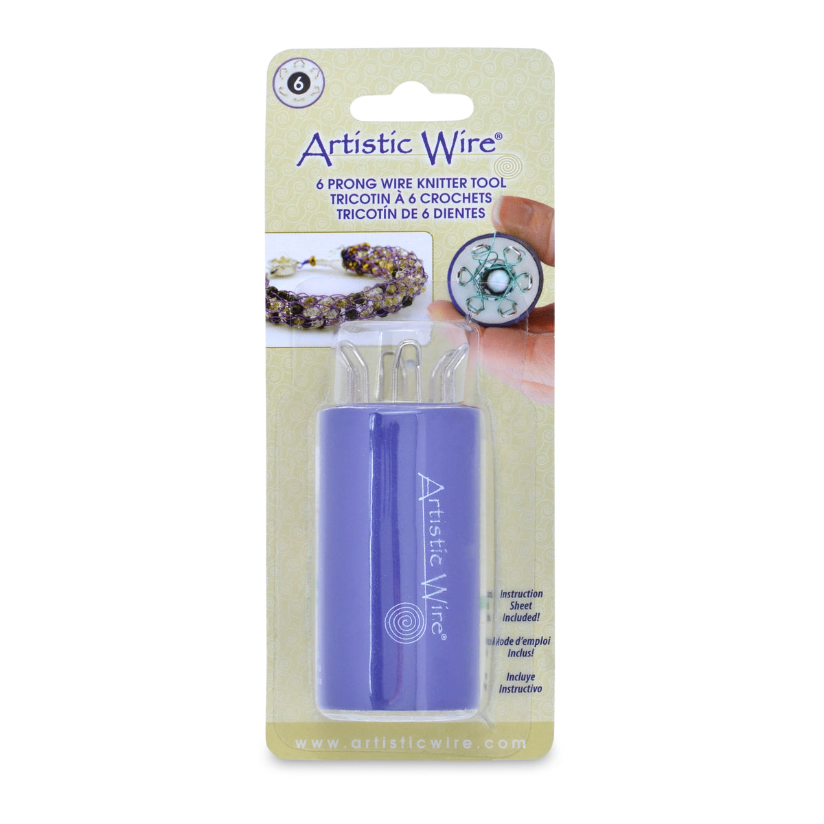 Artistic Wire Knitter Tool, 4 Prong