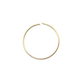 Ear Wires, Bead Hoop, 20 mm (.787 in) Gold Color, 14 pc
