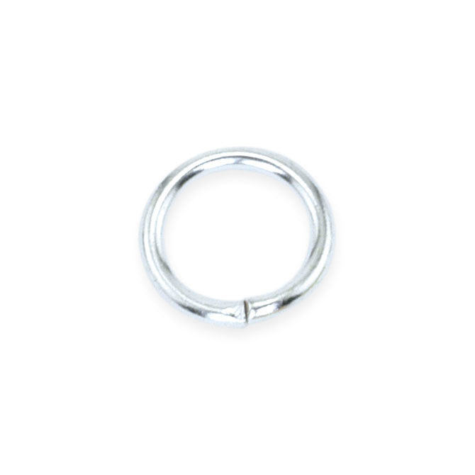 Jump Rings, 10 mm (.4 in), Silver Plated, 144 pc