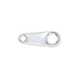 Tags, 8 mm (.315 in), Silver Plated, 25 pc