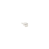 Cord Ends, Fold-Over, 4 mm, Silver Plated, 20 pc