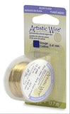 Artistic Wire, 24 Gauge (.51mm), Silver Plated, Gold Color, 10 yd (9.1 m)