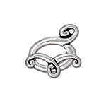 Toggle-Pewter 6 x 8 mm Melody Design