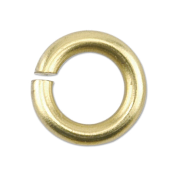 18 Gauge Artistic Wire, Chain Maille Rings, Round, Tarnish Resistant Silver, 15/64 in (5.95 mm), 45 pc