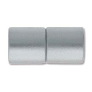 ACRYLIC MAG CLASP 21X10.5 SILVER MATTE ID 8MM