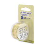 Artistic Wire, 20 Gauge (.81 mm), Bare Yellow Brass, 6 yd (5.5 m)