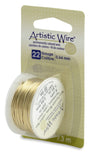 Artistic Wire, 22 Gauge (.64 mm), Tarnish Resistant Brass, 8 yd (7.3 m)