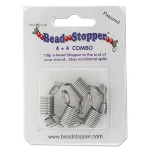 BEAD STOPPER COMBO PACK 4REG+4MINI RET