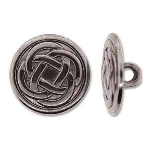 ANT SILVER FULL METAL BUTTON 18MM