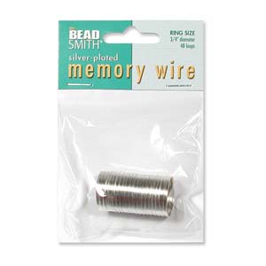 MEMORY WIRE RING 3/4 SLVR PLT 48 TURNS