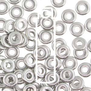 O BEADS 3.8X1MM CRYSTAL FULL LABRDR -APRX 10GM