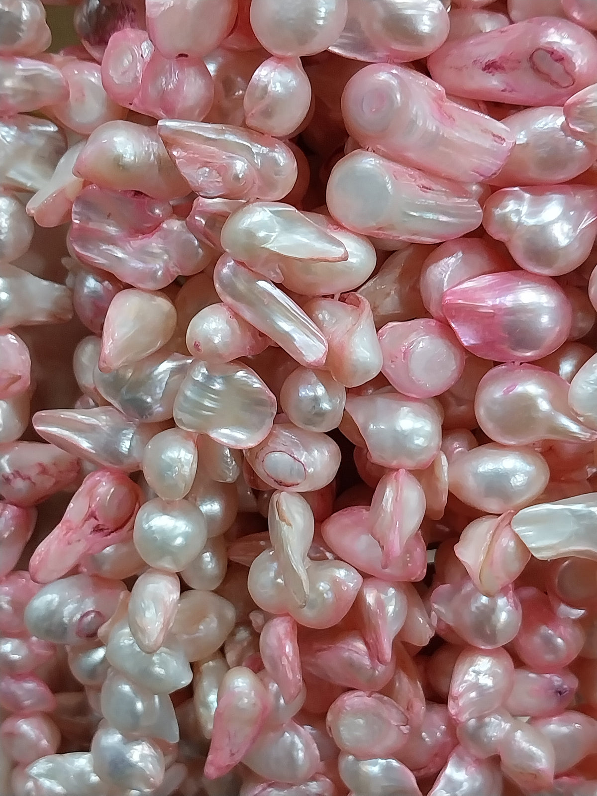 Freshwater Pearls rose quartz