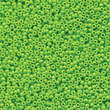 15/0 DURACOAT OPAQUE DYED NEON GREEN  7.2 GM
