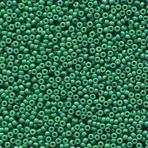 15/0 DURACOAT OPAQUE DYED DEEP GREEN  7.2 GM