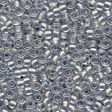 6/0 INSIDE DYED PEARLIZE SILVER  7.2 GRAM/
