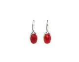 Earring10FacetedRedAgate?