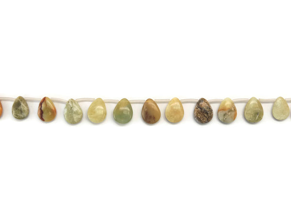 TeadropgreenJade14x18mm